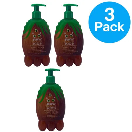 Raw Sugar Kids Shampoo + Conditioner Coconut + Aloe Vera 12 fl oz 3 Pack