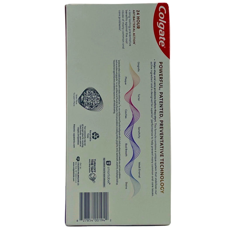 Colgate Total Active Prevention Whitening Paste Toothpaste 5.1 oz 2 Pack Value B