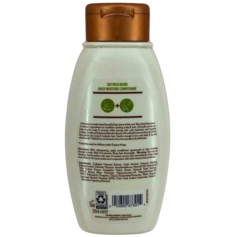 Aveeno Scalp Soothing Haircare Oat Milk Blend Daily Moisture Conditioner 12 Fl