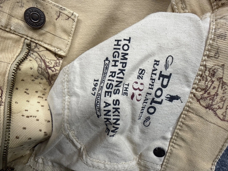 Polo Ralph Lauren Jeans Tan Size 32 Women's NWOT NWT