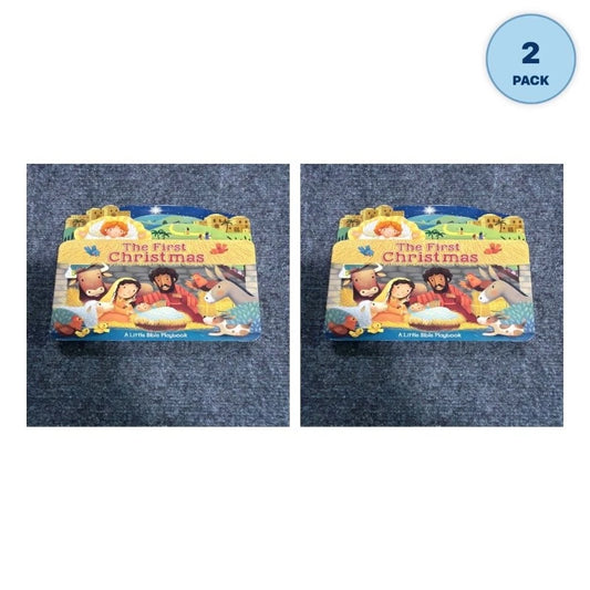 Allia Zobel-Nolan Little Bible Playbook First Christmas Board Book Pack of 2 New