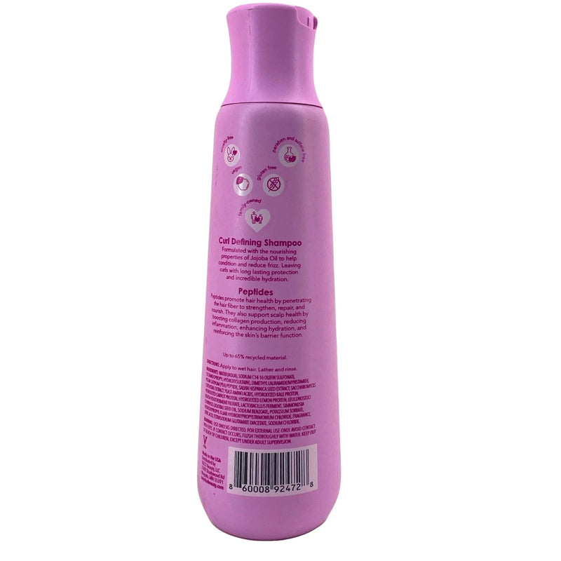 V & Co. Curly Pop Curl Defining Shampoo Peptides Jojoba Oil 12oz 4 Pack New