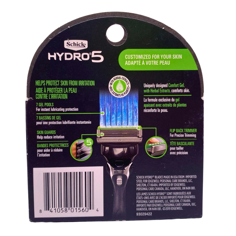 Schick Hydro 5 Sensitive Razor Blade Refills 4 Count 3 Pack Bundle New