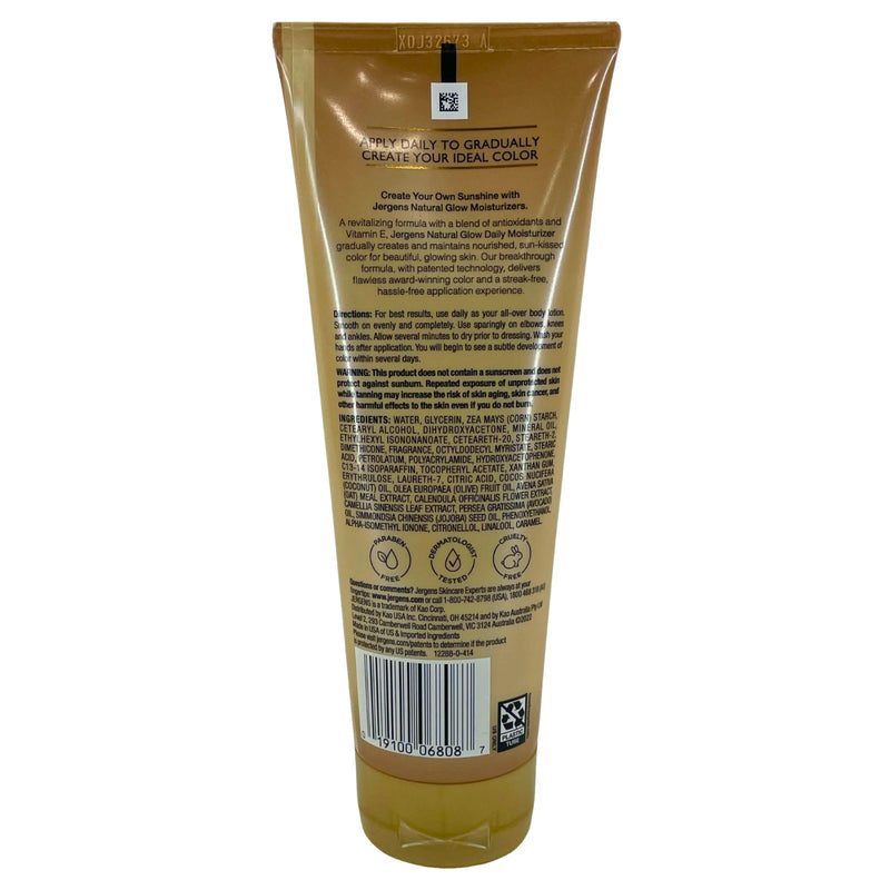 Jergens Natural Glow Daily Moisturizer Fair to Medium 7.5 oz 8 Pack New