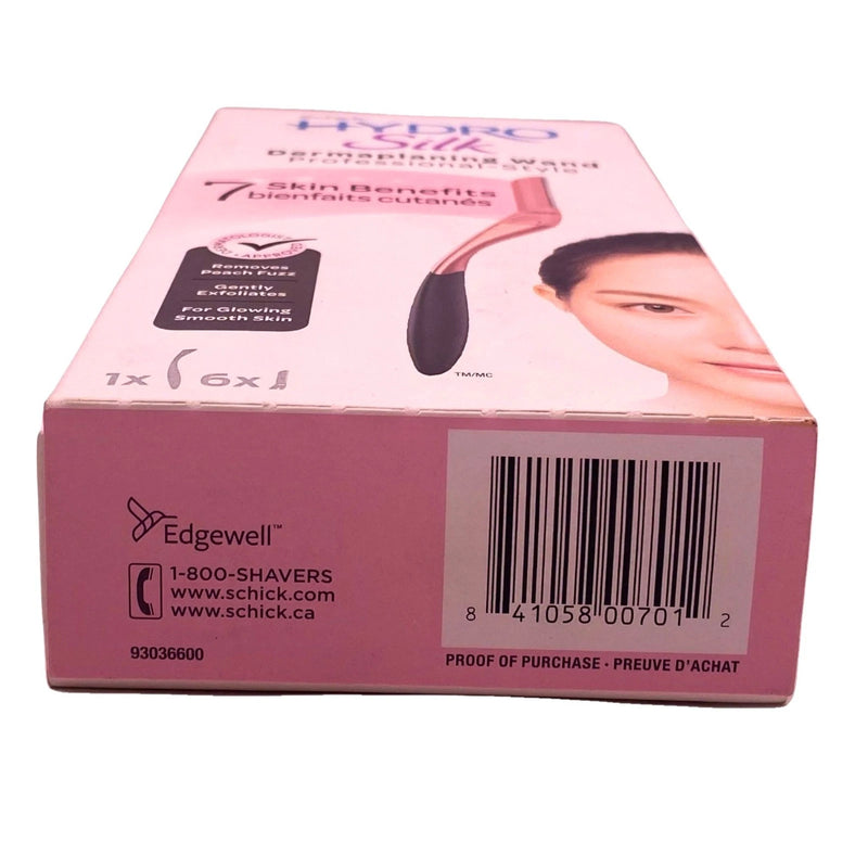 Schick Hydro Silk Dermaplaning Wand Professional-Style Kit 15 Pack New