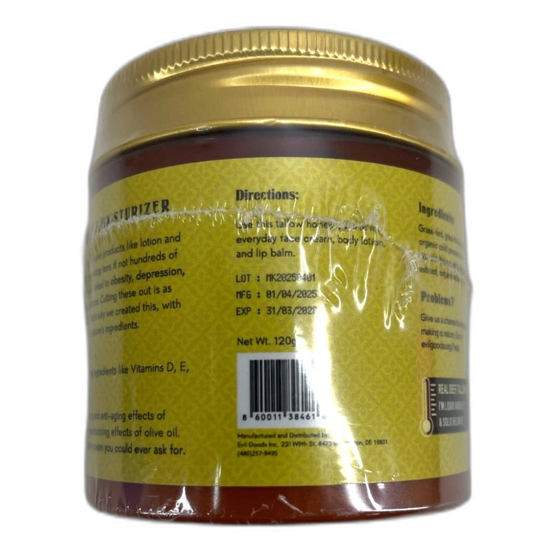 Evil Goods Whipped Tallow Honey Balm Face Lips Natural Skincare Pack of 2 New