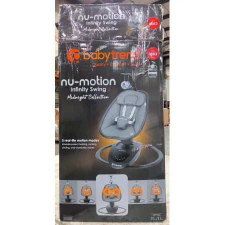 Baby Trend NuMotion Infinity Swing - Dash Tan - Touchscreen, 5 Motion Modes