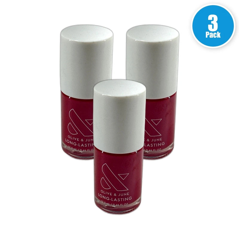 Olive & June Nail Polish 0.45oz Lacquer Manicure Color Nail Art CV Pack of 3 New