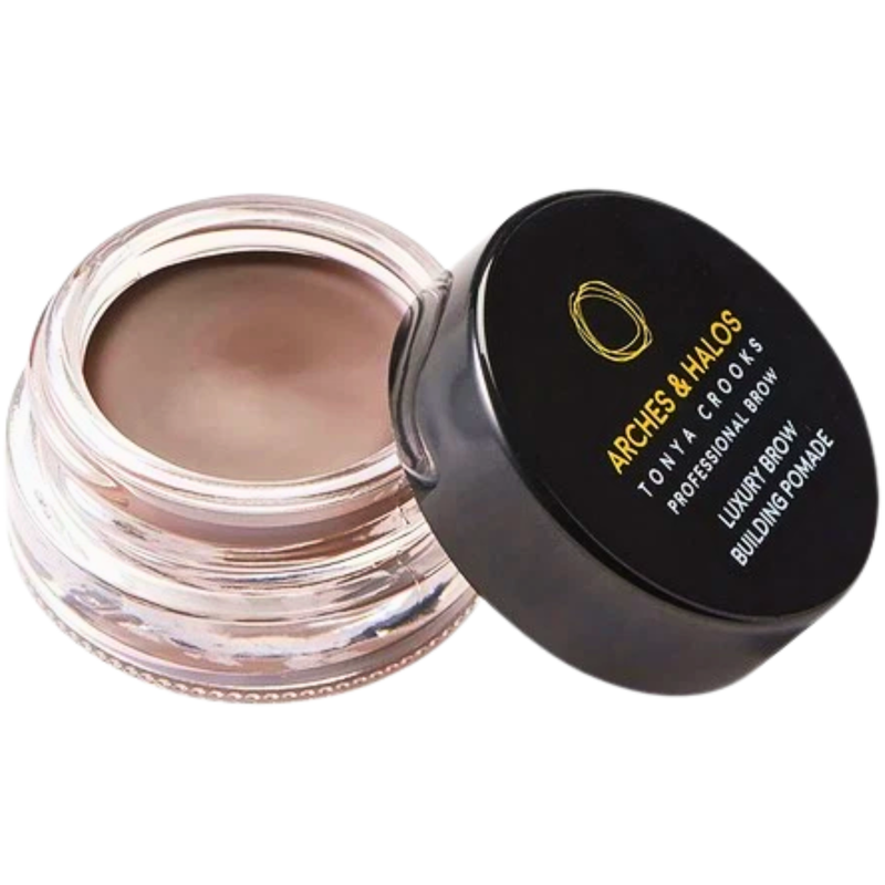 Arches and Halos Luxury Brow Building Pomade for Women - Dark Brown - 0.106 oz - 1 Pack