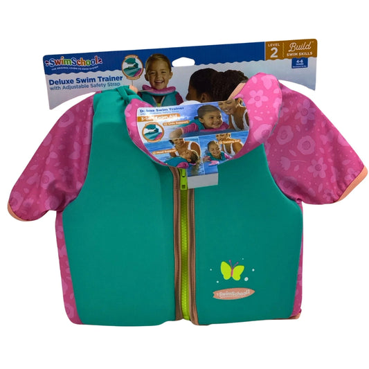 SwimSchool Deluxe Swim Trainer Level 2 Swim 3-in-1 Swim Aid 4-6 Years 1 Pack
