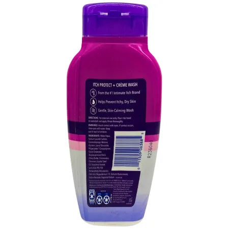 Vagisil Itch Protect+ Daily Crème Wash 8 fl oz (240ml) (2 Pack) New