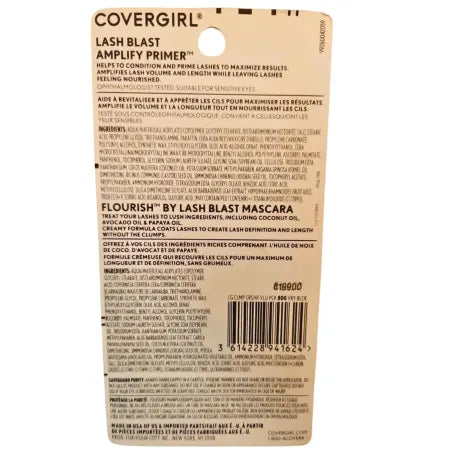 CoverGirl Lash Blast Amplify Primer & Mascara #800 VERY BLACK (2 Pack) New 3