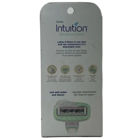 Schick Intuition Sensitive Care Disposable Razors 3 Pack Aloe 4 Blades