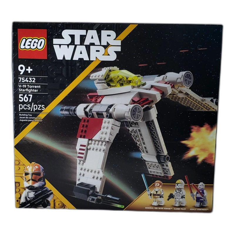 V-19 Torrent Starfighter Building Toy Set 3 Minifigures Ages 9+ New