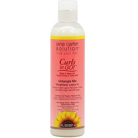 Jane Carter Solution Curls to Go Untangle Me (8oz) - Nourishing, Moisturizing, No Buildup