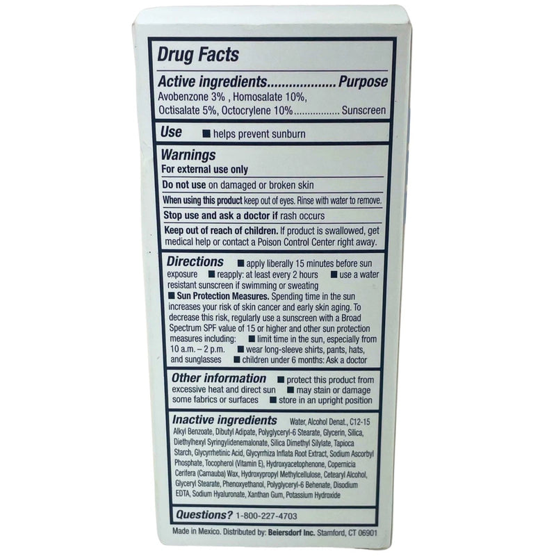 Eucerin SPF 50 Advanced Hydration Ultra-Light Fluid Face Sunscreen 9 Pack