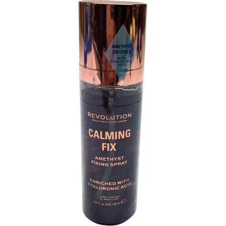 Crystal Aura Fixing Spray Calming Fix Amethyst by Makeup Revolution - Long-lasting makeup setting spray