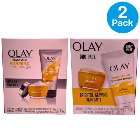 Olay Regenerist Vitamin C Peptide 24 Cleanse Hydrate Set 2 Pack