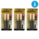 L'Oreal Paris Voluminous Mascara 600 BLACKEST BLACK NOIR PROFOND Pack of 3 New