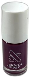 Olive & June Quick Dry Nail Polish Mulberry Red Tone Mulberry Pack of 3 New