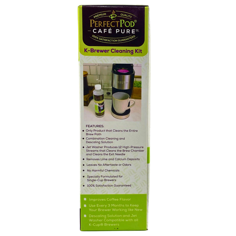 Perfect Pod Café Pure K-Brewer Cleaning Kit for Keurig K-Cup Brewers 2 Pack Bund