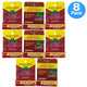 Burt's Bees Peppermint Moisturizing Lip Balm Limited Edition Cards 0.15 Oz 8 Pac