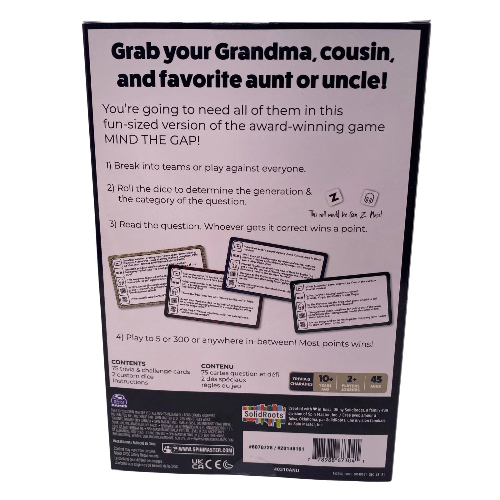 Mind The Gap Good To Go Trivia Game 3 Pack New