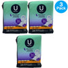 U by Kotex Clean & Secure Ultra Thin Pads Wings Overnight 28ct 3 Pack New