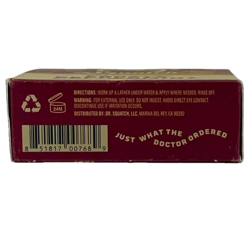 Dr. Squatch Limited Edition Frosty Peppermint Men's Natural Soap Bar Zero Grit 5