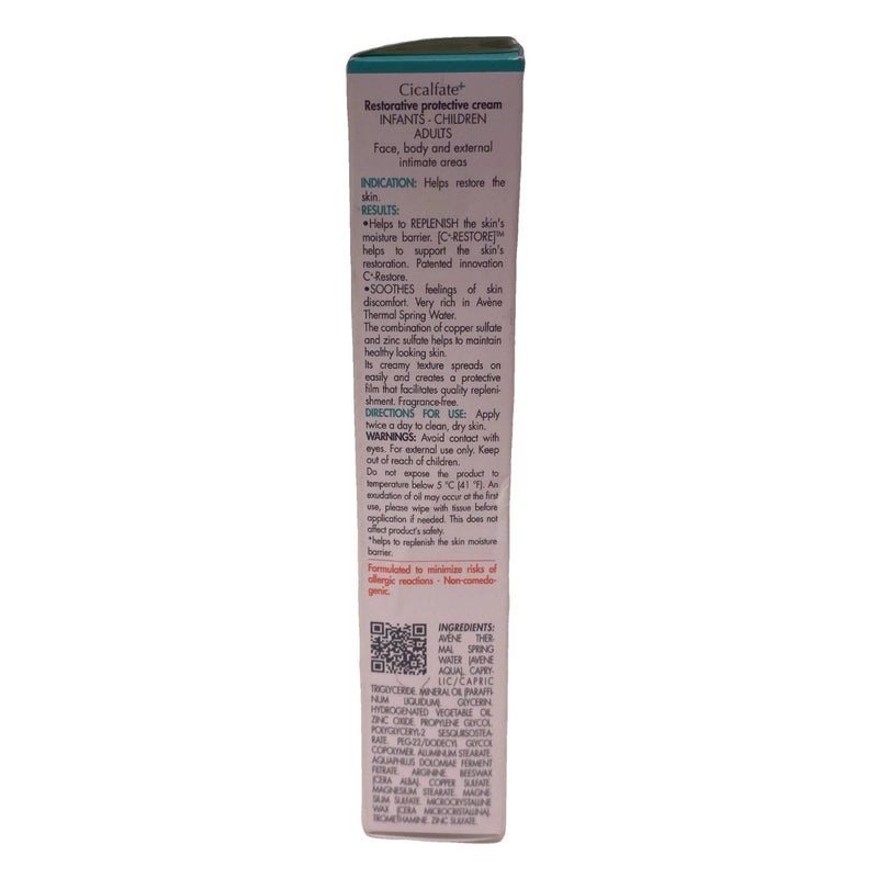 Avene Cicalfate+ Restorative Protective Cream 1.3 fl oz Sensitive Skin New