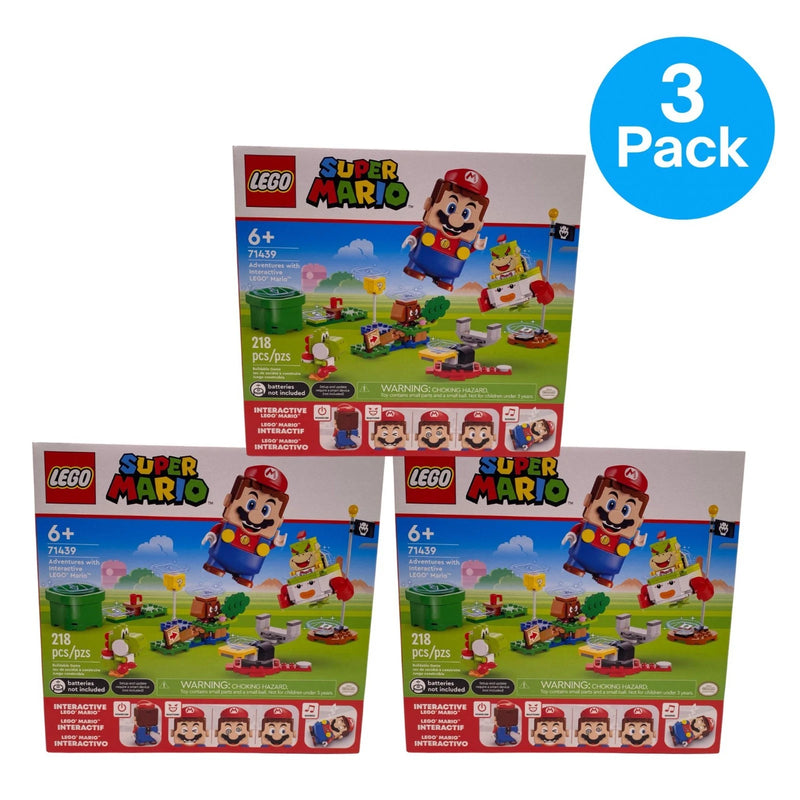 LEGO Super Mario Adventures Interactive Starter Course 3 Pack New