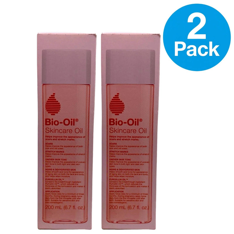 Bio-Oil Skincare Oil - Scar & Stretch Mark Treatment - 6.7oz - 2 Pack Bundle