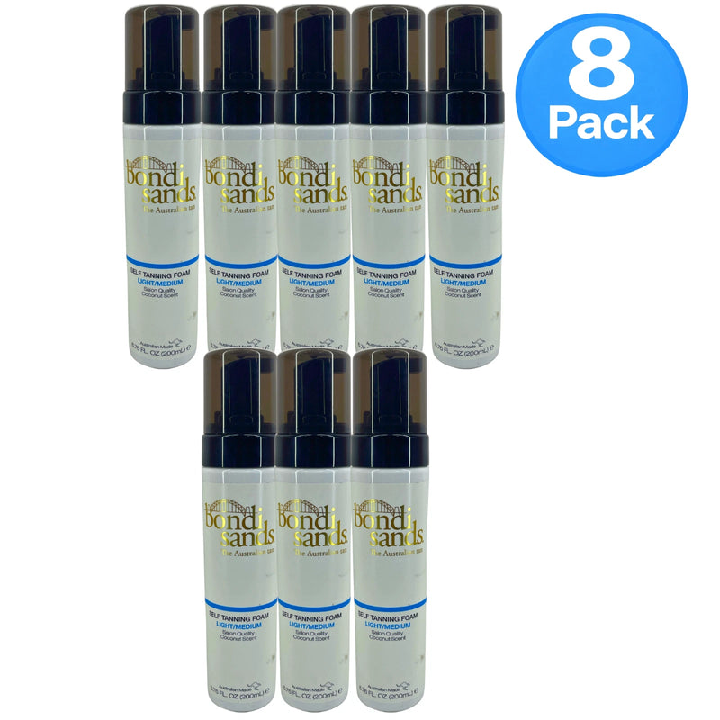 Bondi Sands Self Tanning Foam Light Medium 6.76 oz 8 Pack New