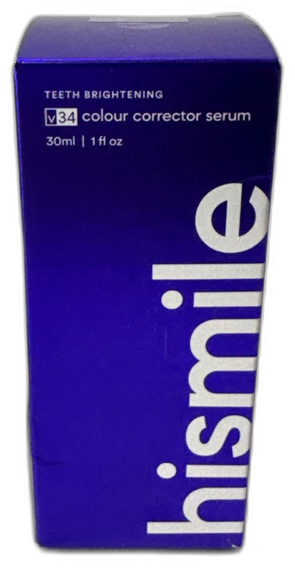 Hismile V34 Teeth Brightening Colour Corrector Purple Serum 1oz Pack of 6 New