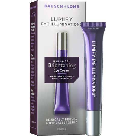 LUMIFY Eye Illuminations Hydra-Gel Brightening Eye Cream, Clinically Proven & Hypoallergenic, 15 g