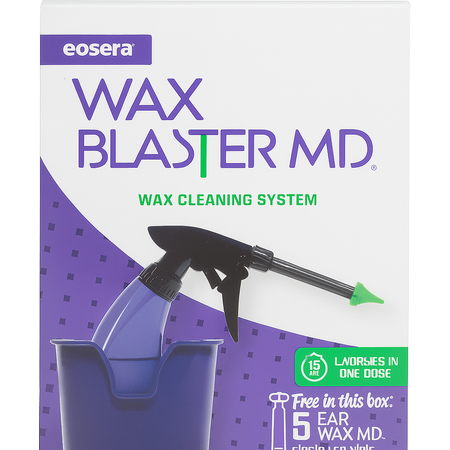 Eosera Wax Blaster MD Cleaning System + 5 Vials - 1 Pack - New