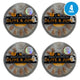 Olive & June Instant Mani Press-Ons Glitter Spiderwebs Gel Pack of 4 New