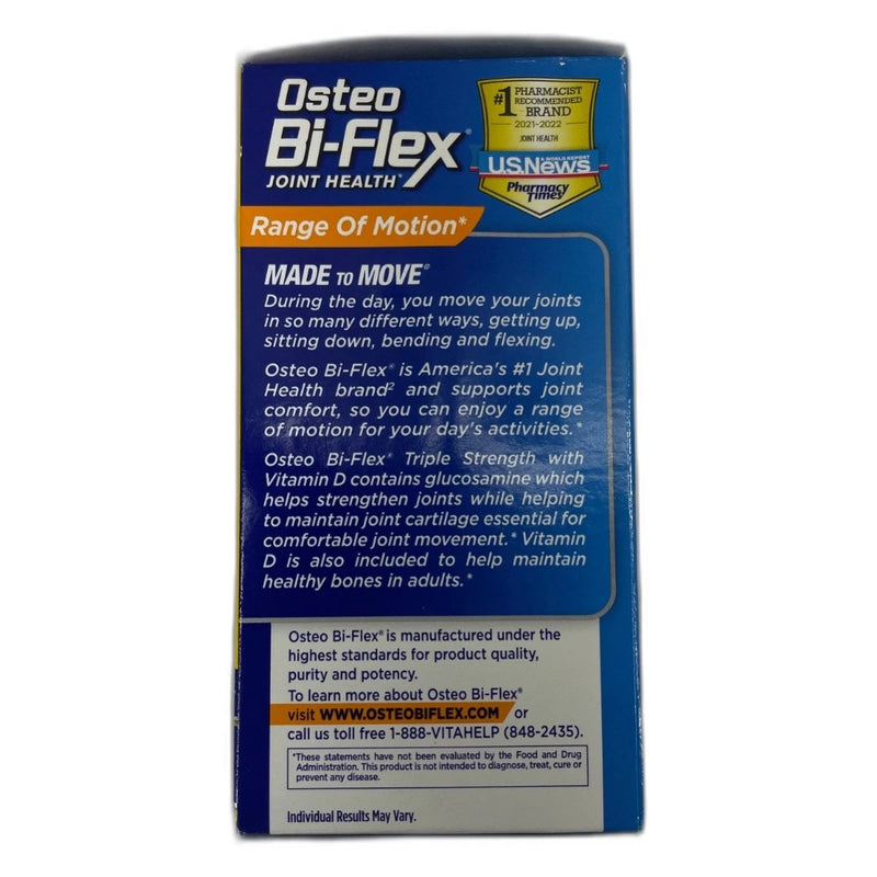 Osteo Bi-Flex Triple Strength Tablets 160 Total Exp 06/27 Pack of 2 New