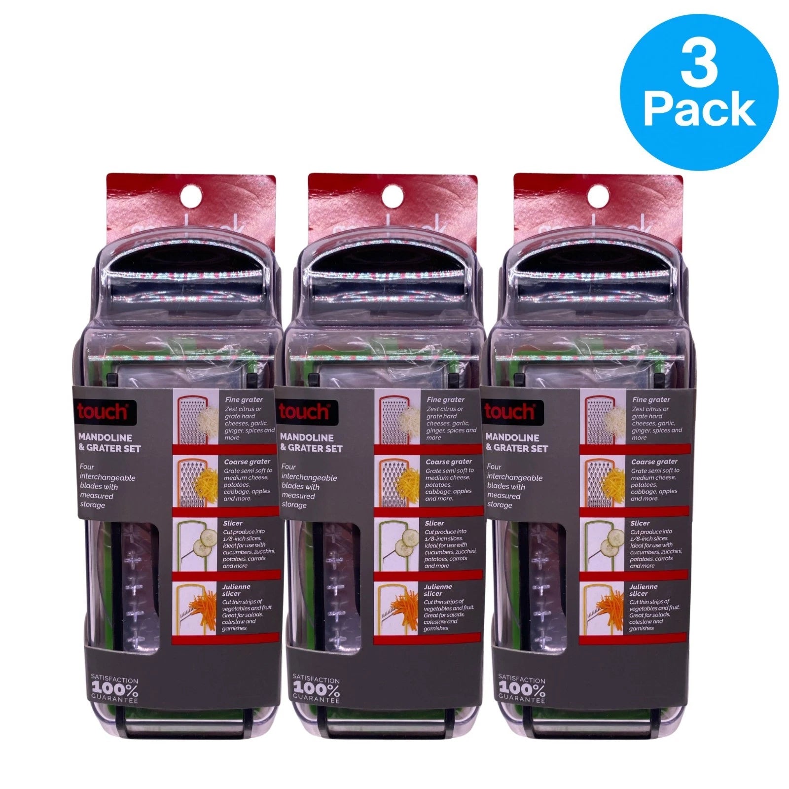 GoodCook Mandoline & Grater Set 3 Pack New