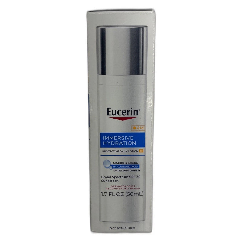 Eucerin Immersive Hydration Protective Daily Lotion Exp 05/27 Pack of 2 New