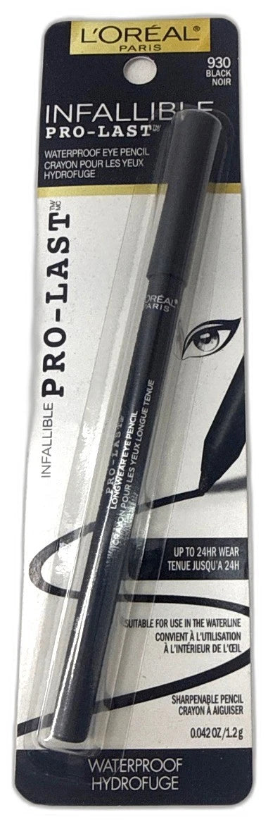 L'Oréal Infallible Pro-Last Waterproof Eyeliner 930 Black Eye 930 Pack of 2 New