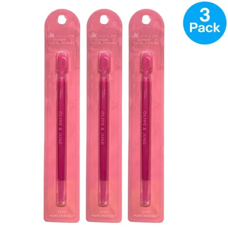 Olive & June Mani Cuticle Pusher 3 Pack - Professional nail care tools for home manicures