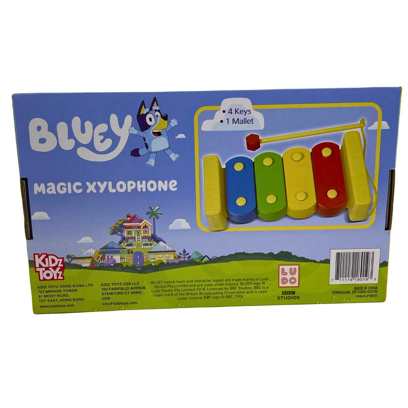 Bluey Magic Xylophone Musical Toy Set 4 Colorful Keys & Mallet Kidz Toyz 2 Pack