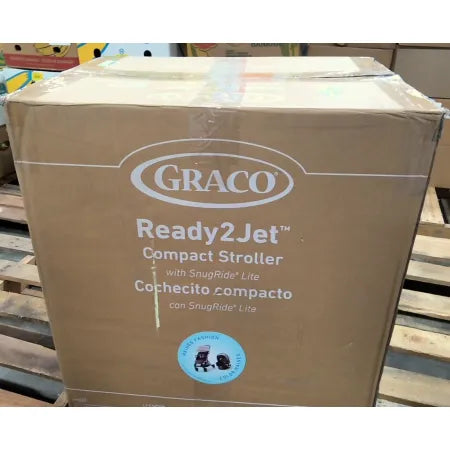 Graco Ready2Jet Compact Stroller - Stroller W/ Automatic Fold, Haines Fashion