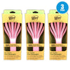 Go Green Curly Hair Detangler Brush Soft Flexible Bristles Pack of 3 New