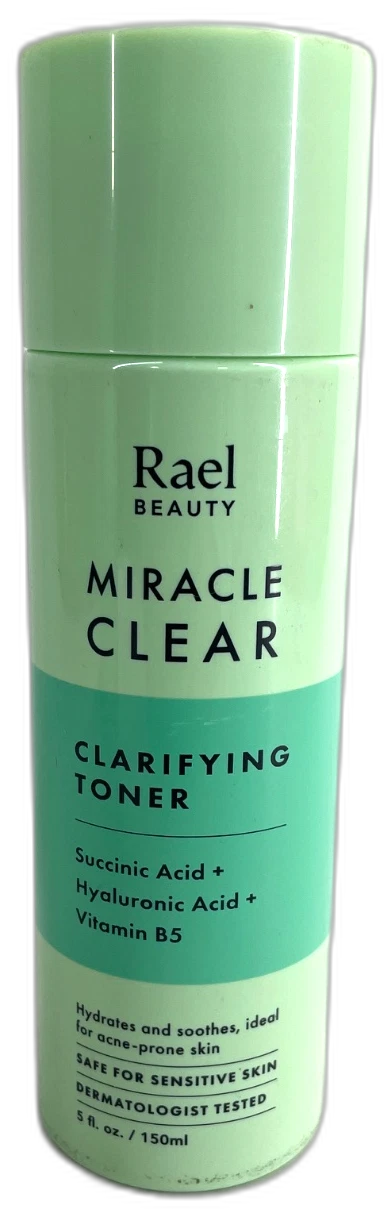 Rael Miracle Clear Clarifying Toner Reducing Pores Oils 5.1oz Pack of 3 New