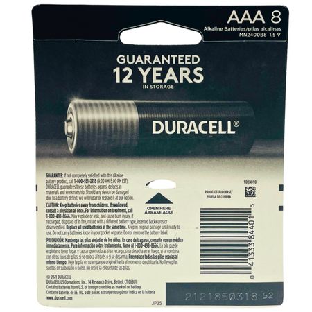 Duracell AAA Power Boost Batteries 8ct (2 Pack) New 2