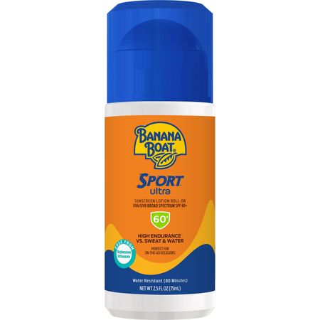 Banana Boat Sport Ultra SPF 60 Roll On Sunscreen, 2.5oz