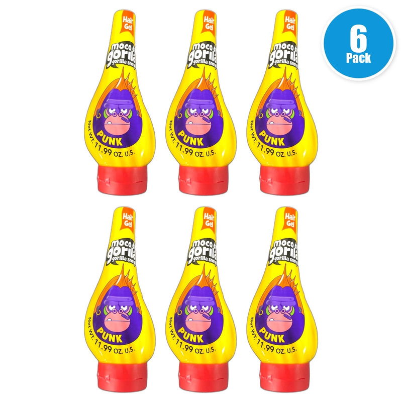 Moco de Gorila Extreme Hold Hair Gel Punk 11.99oz Exp 11/28 Pack of 6 New