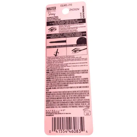 Maybelline Master Precise Skinny 0.0035 oz 2 Pack #210 Defining Black New